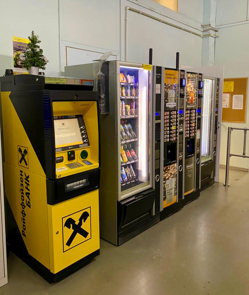 Лучшее предложение по установки кофейных и снек автоматов в СПб